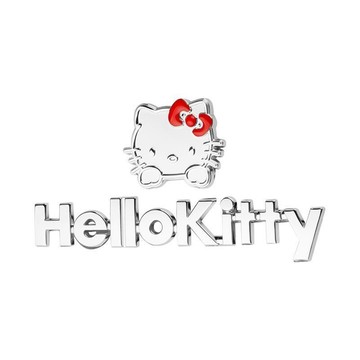 🔥臺灣出貨🔥金屬Hello Kitty 3D立體車貼 可愛KT貓車貼 車貼 KT貓字母貼 車標