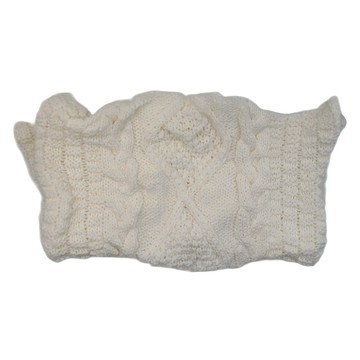 好物良品 單色沙發抱枕套  45 x 45cm  立體菱格針織 白色