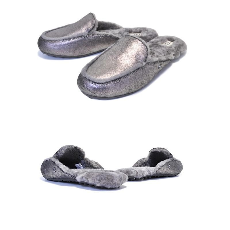 【美品】UGG LANE METALLIC アグ レーンメタリックスリッポン