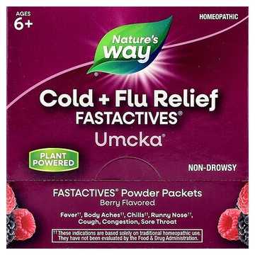 Nature's Way, Umcka，著涼 + 流感，6 盒，每盒 10 包