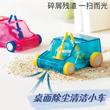 無用良品 桌面清潔小車車 迷你清潔車 無聊了 掃把車 掃地小汽車 清潔小車 文具用品 清潔小物 橡皮擦屑 上課無聊玩具