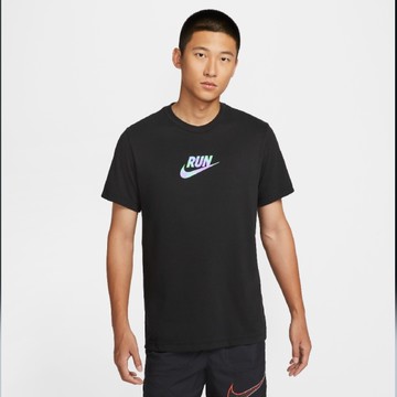 NIKE AS M NK DF GRX TEE GCEL 黑色 男款 彩色字體 短袖 短T IH9265-010