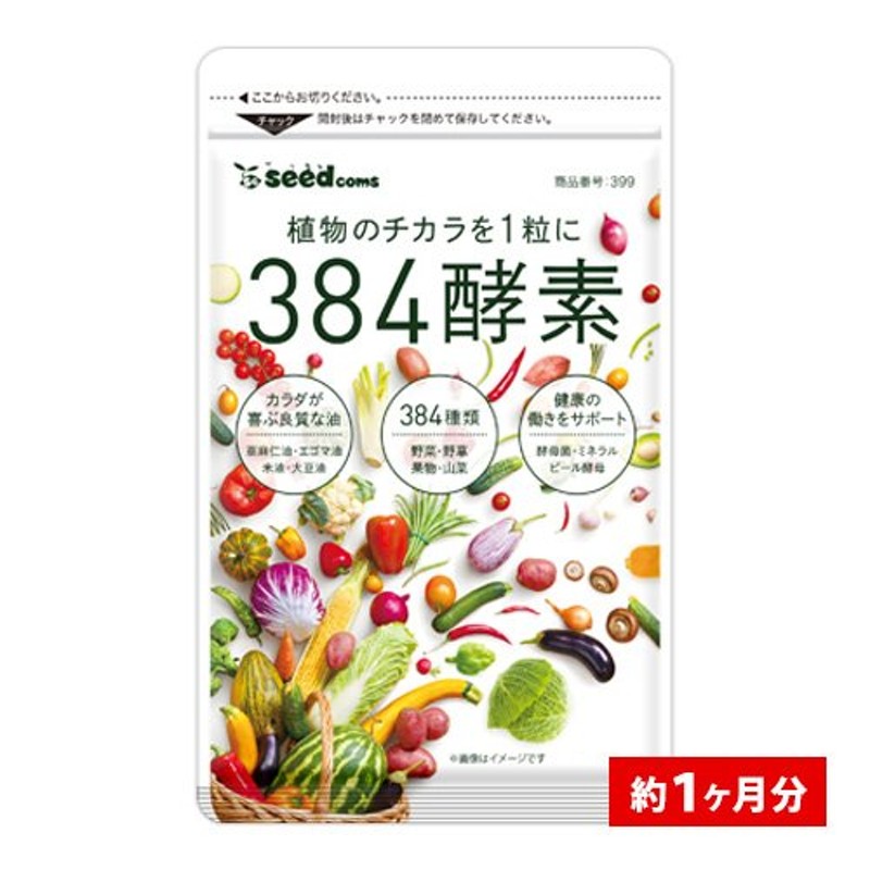 384種類の野菜 野草 果実 海藻 キノコ 豆類を使用 384酵素 約1ヵ月分 384種類重複一切無し 送料無料 酵素サプリ 通販  LINEポイント最大0.5%GET | LINEショッピング