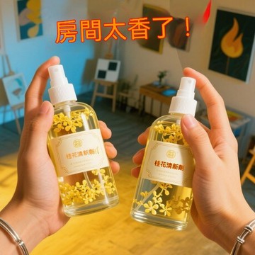 🔥臺灣出貨24H🔥桂花清新劑噴霧家用臥室酒店衛生間廁所除臭消異味芳香劑持久留香