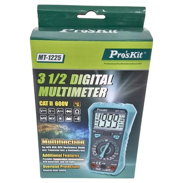 Pro'sKit 寶工 3-1/2數位電錶 MT-1225  1個