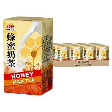 RICO 紅牌 蜂蜜奶茶  24入  300ml