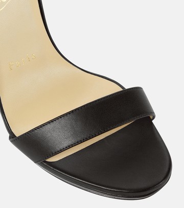 Christian Louboutin Loubi Queen 120 leather sandals