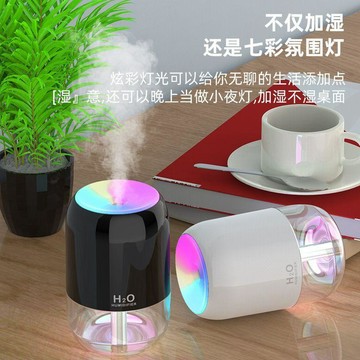 爆款🌟臺灣出貨🌟加溼器USB新款加溼器跨境家用臥室大霧車載桌面大容量氛圍燈香薰