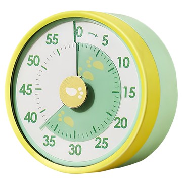 上手家居 番茄鐘刻度款 綠色系 時間管理 學習計時器  1個