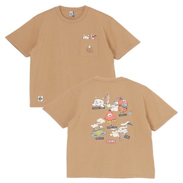 CHUMS 男女款 Anti-Bug Food Yokai Pocket T-Shirt短袖上衣 米色_CH012508B001