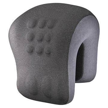 多功能趴睡仰睡記憶棉兩用枕 深灰色 26 x 28 x 15cm 舒適支撐  1個