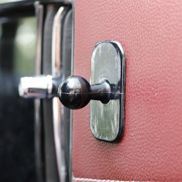 汽車中控臺垂直面粘貼手機支架萬向17毫米球頭底座無線充電器配件