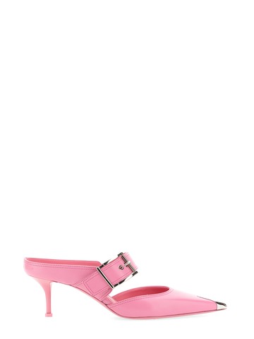 alexander mcqueen punk sandal with buckle