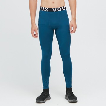 【限時5折】台灣製-修身剪裁速乾緊身褲(男)-悠谷藍