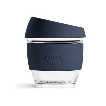 【澳洲JOCO】啾口玻璃隨行咖啡杯8oz/236ml-mood indigo