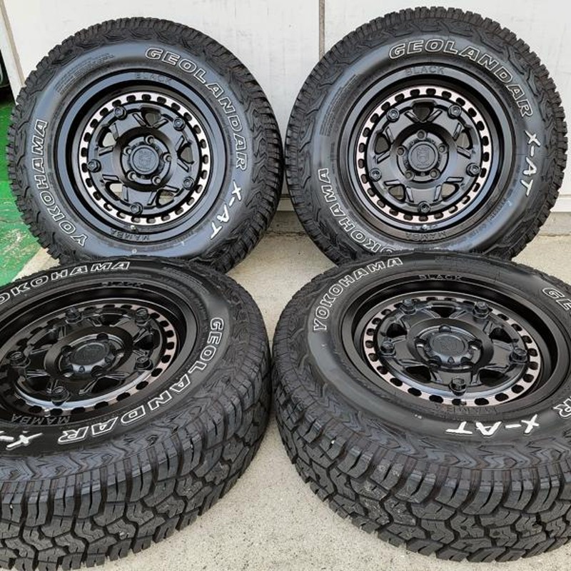 新品 16インチ タイヤホイールセット ヨコハマタイヤ ジオランダー X-AT G016 235/70R16 アウトラインホワイトレター デリカD5  RAV4 CX5 エクストレイル | LINEショッピング