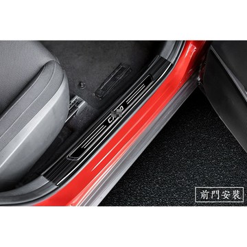 ~歐力斯~馬自達 MAZDA 19-26年 CX30 CX-30 內迎賓踏板 內門踏板 門檻條 不鏽鋼 黑鈦款 4片組