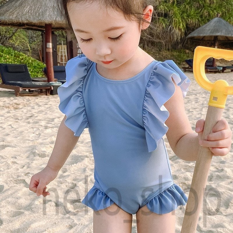 80 90 100 110CM キッズ 水着 女の子 ベビー オールインワン みずぎ 水泳服 女児用 水着 温泉 スクール水着 スイムウェア 保育園  通販 LINEポイント最大0.5%GET | LINEショッピング