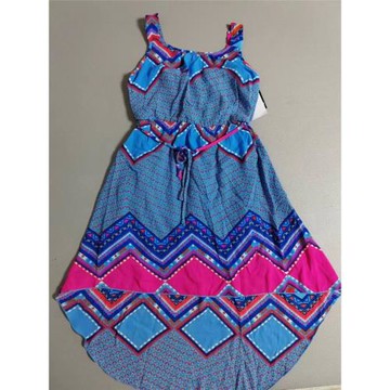 120-140碼外單出口歐美女童兒童波西米亞風無袖連衣裙公主裙夏裙