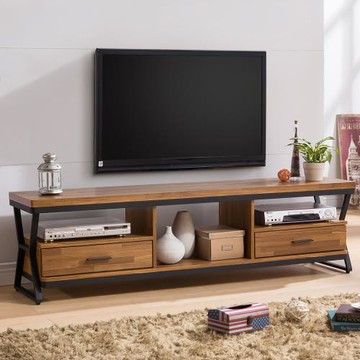 【Homelike】 喜家居工業風6尺電視櫃(1658)