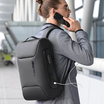 Bange新款背包男防水雙肩包男士商務旅行電腦跑車背包backpack