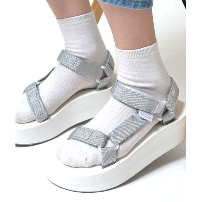 Teva W Flatform Universal テバ フラットフォーム ユニバーサル シルバー レディース サンダル 通販 Lineポイント最大0 5 Get Lineショッピング