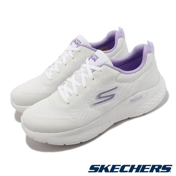 SKECHERS GO RUN LITE 女 休閒鞋 白/紫