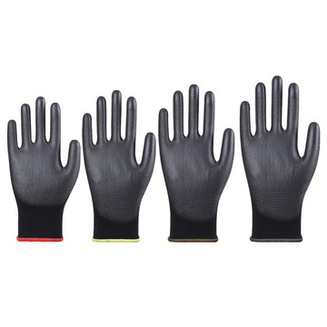 lovephone工作手套 pu塗層手套 手套 止滑手套 黑膠止滑透氣手套 塗掌手套 黑色手套