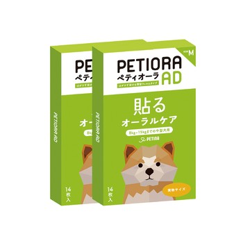 NINJA 【日本PETIORA】寵物口腔護理貼片M號 2入組