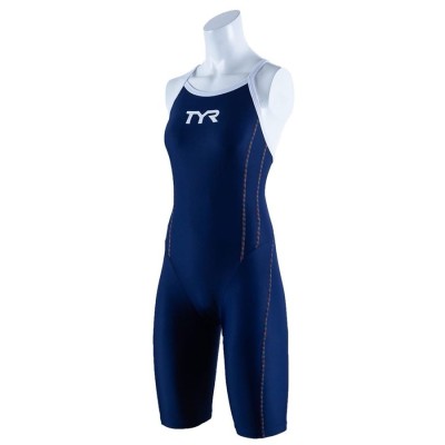 TYR レディース練習用水着 スパッツ水着 SSLID-20S NVRB L