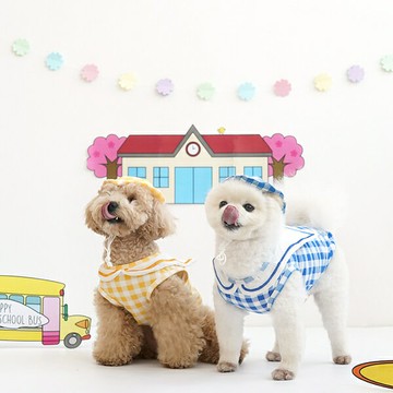 韓國【ParisDog】狗狗幼稚園制服套裝 (寵物服飾 寵物衣服)