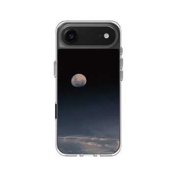iPhone Air Clear Case（相機按鈕） 透明 - NASA - 月光與大氣層