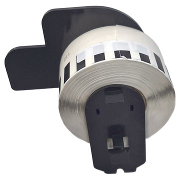 NEXTPAGE 台灣榮工 Brother 相容連續型標籤帶 DK-22211 29mm x 15.24m 白底黑字