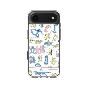 iPhone Air Clear Case（相機按鈕） 透明 - 湯姆貓與傑利鼠 Tom and Jerry - 變形大集合