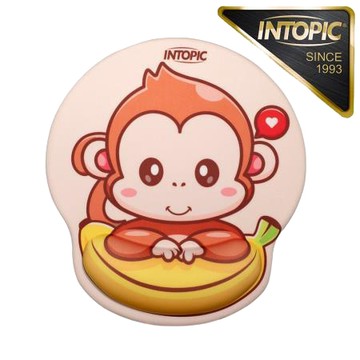 廣鼎INTOPIC猴猴Fun矽膠護腕滑鼠墊/PD-GL-033
