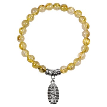 開運祈福 鈦晶手鍊  1條  鈦晶  18cm