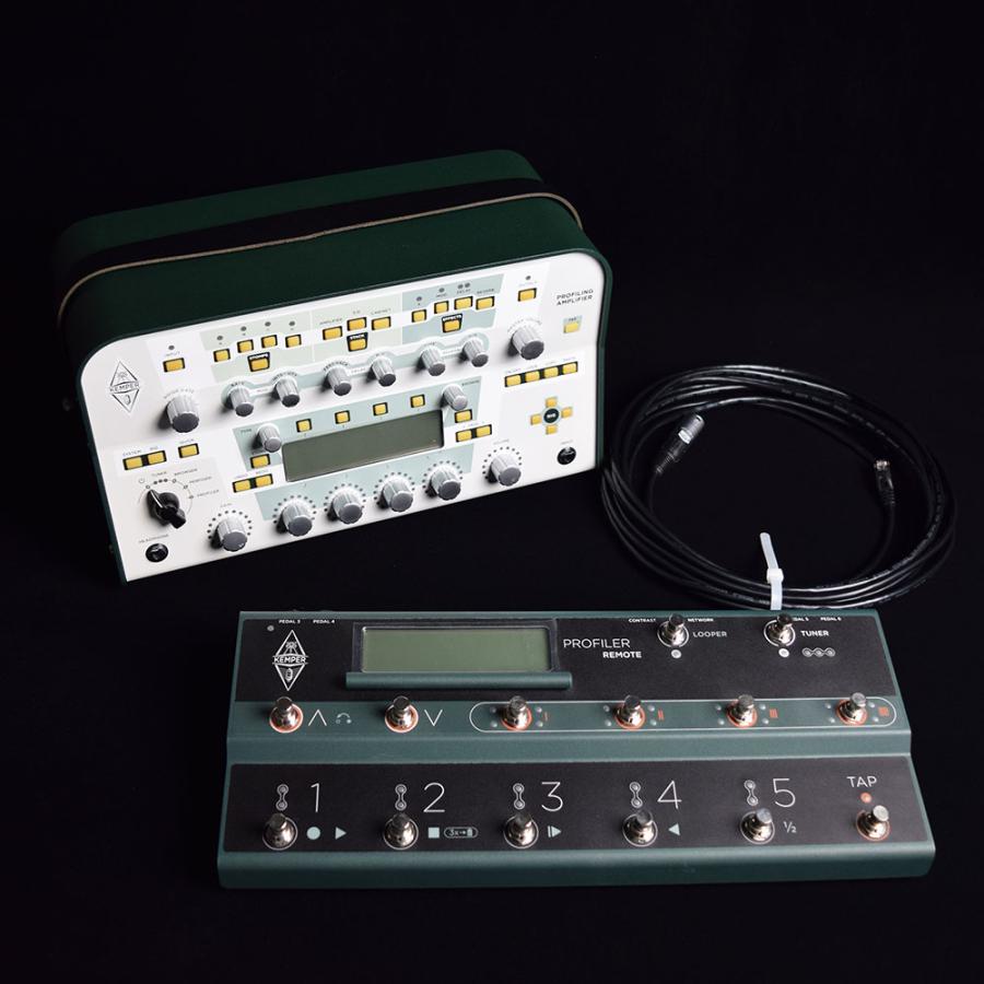 KEMPER ケンパー PROFILING AMP WHITE   REMOTE プロファイリングプリアンプ＋フットコントローラーセット 〔中古〕