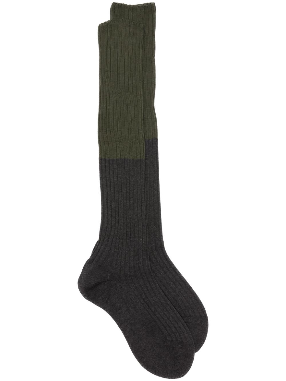 Sofie d'Hoore Bicolour Ribbed Knee High Socks