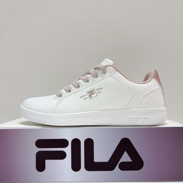 FILA 女生 白色 奶茶色 皮革 小白鞋 板鞋 運動 休閒鞋 5-C336A-177