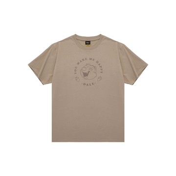 CACO-MIT 蒂蒂單色線稿印花短T-男【J1DI526】