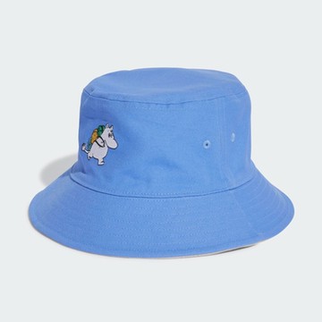 adidas 帽子 漁夫帽 運動帽 遮陽帽 三葉草 BUCKET HAT 藍 IC5282