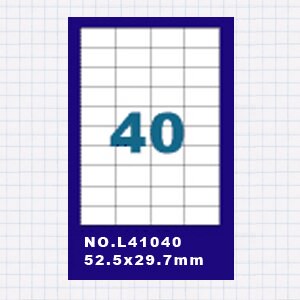 滿額現折180★(5包)OGI A4標籤貼紙4欄10列/50張入 四邊直角 雷射.噴墨.點距陣各式列表機專用 標籤貼紙No.L41040