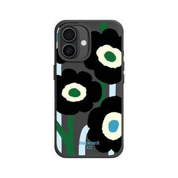 iPhone 16 SolidX 黑 - Knock Knock A2Z - 左擺右擺花