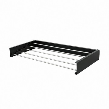 上手家居 折疊隱形曬衣架-80cm(折疊曬衣架/室內曬衣架/晾衣桿)