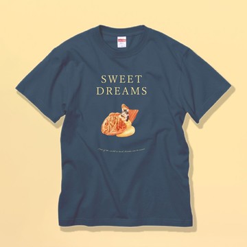 SWEET DREAMS_貓與鯛魚燒 /安心品質/經典純棉 T 恤