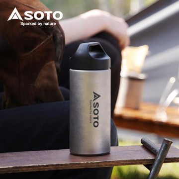 日本SOTO 超輕量鈦製真空保溫杯200ml ST-TN20 運動登山保溫瓶 雙層鈦水壺 露營杯具
