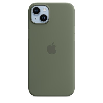 Apple iPhone 14 Plus MagSafe 矽膠保護殼 - 橄欖色