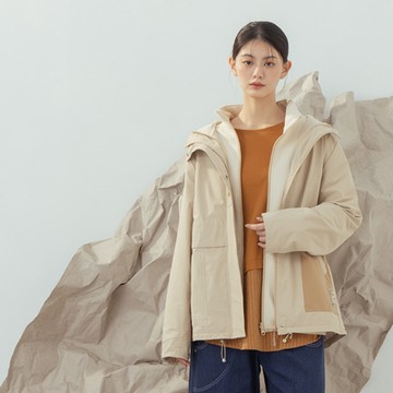 【MOSS CLUB】防潑水兩件式連帽長袖外套 卡 (魅力商品)