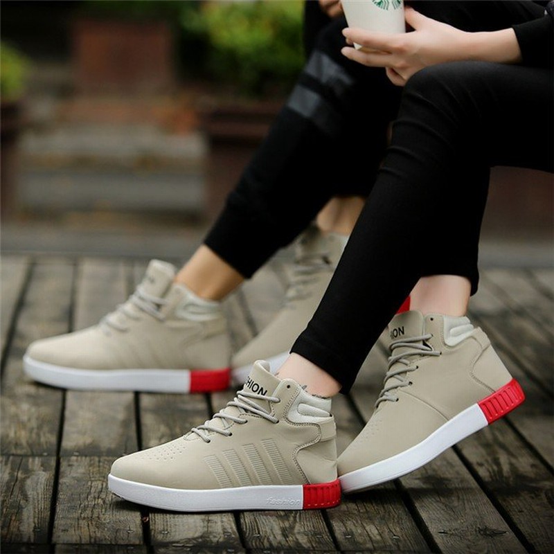 スニーカー カップル ペア ランニングシューズ ハイカット ファッション 美脚 厚底 メンズ レディース ペアお揃い フラットシューズ Sa 通販 Lineポイント最大get Lineショッピング