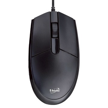 E-books M78 三鍵式有線光學滑鼠 人體工學 1000 DPI USB隨插即用  E-PCG259  1個
